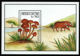 Sierra Leone 1990 - Mi-Nr. Block 152 ** - MNH - Pilze / Mushrooms - Sierra Leone (1961-...)