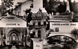 Souvenir De La Bègude De Mazenc (Drôme) Multivues (Grand Hôtel, Eglise...) Edition Combier - Carte CIM - Souvenir De...