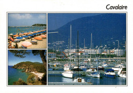 Cavalaire La Ville Le Port  Carte Souvenir Multi Vues      CPM Ou CPSM - Cavalaire-sur-Mer