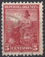 Argentina 1899 - Mi 104A - YT 115 ( Allegory, Liberty Seated ) Perf. 11½ - Oblitérés