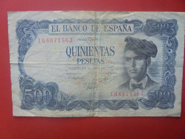 ESPAGNE 500 PESETAS 1971 Circuler (L.5) - 500 Peseten