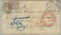 82210 - GB - Postal History -  SG #  68 (or 69 Or 70) On COVER To PRUSSIA  1861 - Unclassified