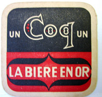 SB. 29. Un COQ Un La Bière En Or, Quevaucamps Brasserie Gosselin - Bierdeckel
