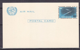 Nations Unies - New York - Entier Postal - Poste Aérienne - Cartas & Documentos