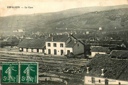 Espalion * Vue Sur La Gare Du Village * Ligne Chemin De Fer - Espalion