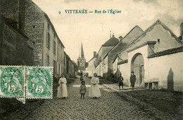 Vitteaux * Rue De L'église * Villageois - Other & Unclassified