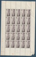 ⭐ Monaco - YT N° 263 ** - Feuille Coin Daté - Neuf Sans Charnière Avec Adhérence Et Plié - 1943 ⭐ - Unused Stamps