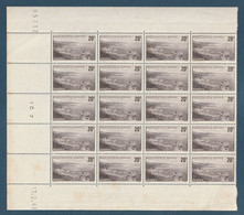 ⭐ Monaco - YT N° 263 ** - Feuille Coin Daté - Neuf Sans Charnière Avec Adhérence - 1943 ⭐ - Unused Stamps