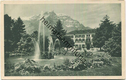 Glarus - Hotel Glarnerhof Mit Volksgarten Und Wiggis - Verlag Schönwetter-Elmer Glarus - Elm