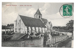 NAOURS (SOMME) - Eglise Côté Sud Est - Naours