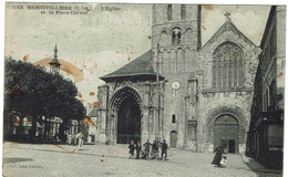 CPA - 76 - MONTIVILLIERS - L'Eglise Et La Place Carnot - Dans L'état - - Montivilliers