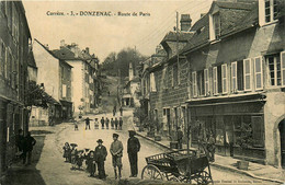 Donzenac * La Route De Paris * Chapellerie * Villageois - Autres & Non Classés