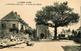 Laroche Canillac * La Place De L'église Du Village - Autres & Non Classés