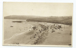 Cornwall Postcard Gyllyngvase Beach. Unused Beach Scene - Falmouth