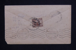 MALAISIE - Enveloppe Pour Malaca En 1932, Affranchissement Au Verso - L 124398 - Federated Malay States