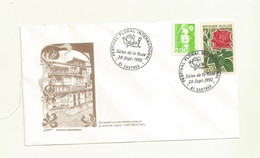 CACHET COMMEMORATIF SALON DE LA ROSE CASTRES 20/09/1992. - Commemorative Postmarks