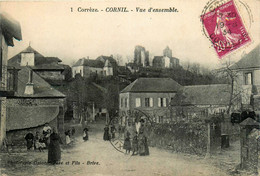 Cornil * Rue Et Vue D'ensemble Du Village * Villageois - Autres & Non Classés