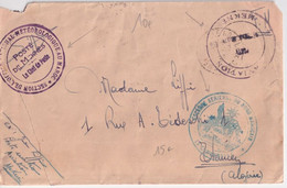 1936 - MAROC AVIATION ! - ENVELOPPE FM Du SERVICE METEOROLOGIQUE ! / ESCADRE AERIENNE ! De MEKNES => TLEMCEN (ALGERIE) - Correo Aéreo Militar