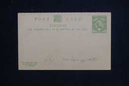 ZANZIBAR - Entier Postal + Réponse, Non Utilisé - L 124413 - Zanzibar (...-1963)