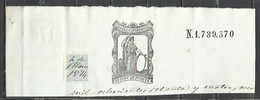 T13-SELLO FISCAL TIMBROLOGIA PAPEL SELLADO 1874 CON IMPUESTO DE GUERRA . SPAIN REVENUE. - Used Stamps