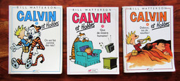 Calvin & Hobbes Lot Tomes 3 4 Et 19 - Paquete De Libros