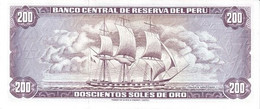 PERU P.  96a 200 S 1968 UNC - Peru