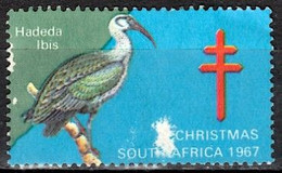 Afrique Du Sud 1967 Timbre De Bienfaisance - Ibis Hagedash (Bostrychia Hagedash) - Pélicans