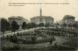 Rennes * Vue Sur L'hôpital De Pontchaillou * Vue Des Jardins * Hôpital Militaire Temporaire - Rennes