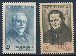 France-Stendhal Et Blondel YT 550 + 551** - Neufs