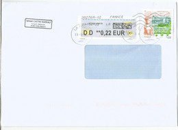 FRANCIA CC SELLOS SOUVIGNY ATM LABEL - Covers & Documents