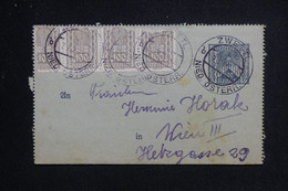 AUTRICHE - Entier Postal Carte Lettre Pour Wien En 1924  - L 124468 - Enteros Postales