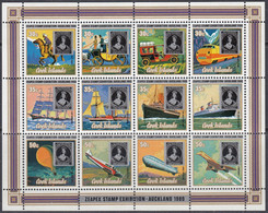 Cook Islands 1978 - 100th Anniversary Of The Death Of Rowland Hill - Miniature Sheets Mi Block 101 (669-680) ** MNH - Rowland Hill