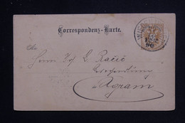 AUTRICHE - Entier Postal Commerciale De Wien Pour Agram En 1890  - L 124478 - Enteros Postales