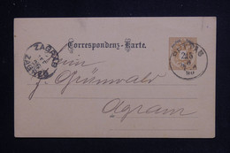 AUTRICHE - Entier Postal Commercial De Pettau Pour Zabreb En 1890  - L 124479 - Enteros Postales