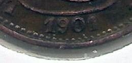 DUBBEL DATE * 1 Cent 1901 Vlaams * F D C * Nr 11321 - 1 Cent