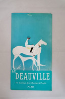 Carte Menu "Le Deauville" Paris (environ Année 1980) - Menus