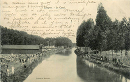 Langres * Vue Sur Le Canal * Concours De Pêche à La Ligne * Pêcheurs - Langres