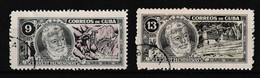 1963  Kuba, Ernest Hemingway. POR QUIEN DOBLAN LAS CAMPANAS + MUSEUM. 873 + 874 - Used Stamps