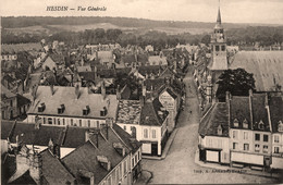 Hesdin * Rue Et Vue Générale De La Commune - Hesdin