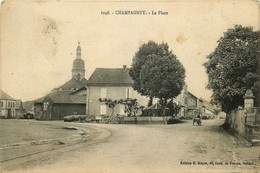 Champagney * Vue Sur Le Place Du Village - Champagney