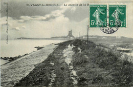 St Vaast La Hougue * Le Chemin De La Hougue * 1906 - Saint Vaast La Hougue