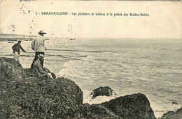 Les Sables D'olonne * Les Pêcheurs De Lubines à La Pointe Des Roches Noires * Pêcheurs - Sables D'Olonne