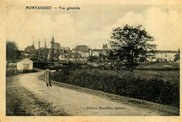 Montaiguet * Route Et Vue Générale Du Village - Autres & Non Classés