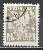 Poland 1953. Scott #J145 (U) Polish Eagle - Impuestos