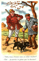 Chasse * Cpa Illustrateur RAP * Chasseur Et Son Chien * Humour - Sonstige & Ohne Zuordnung