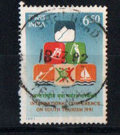 India  - 1991  - International Conference On Youth Tourism   - Used. - Used Stamps