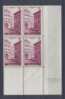 MONACO N° 178 - Bloc De 4 COIN DATE - NEUF SANS CHARNIERE - 17/2/41 - Unused Stamps