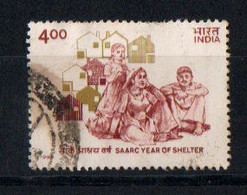 India  - 1991  - SAARC Year Of Shelter    - Used. - Gebruikt