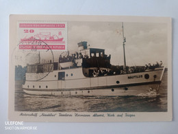 Wiek Auf Rügen, Motorschiff "Nautilus", Sondermarke, 1956 - Rügen