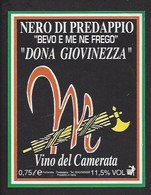 Etiquette De Vin  -  Vino Del Camérata  -  Mussolini +  -  Ferlandia  Prédappio  (Italie) - Politics